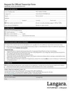 Official Transcript - Continuing Studies