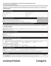 Confirmation of Eligibility to Graduate Letter